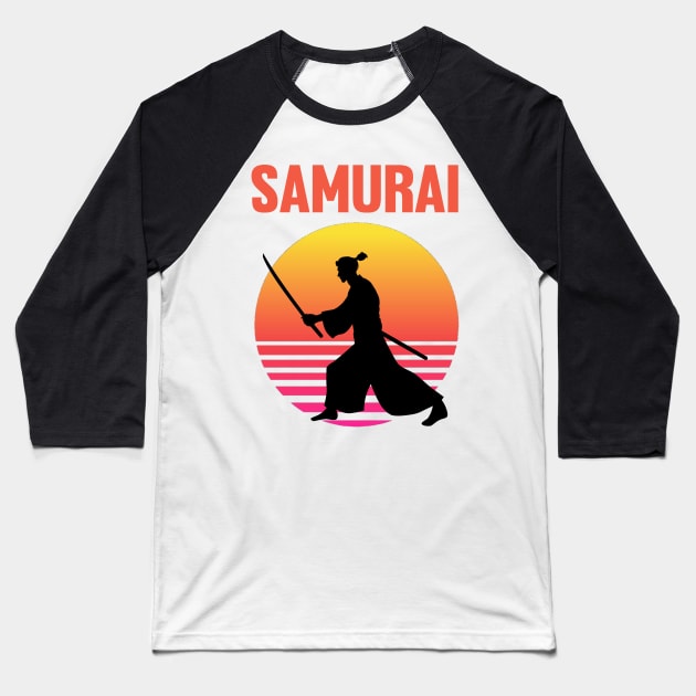 SAMURAI Baseball T-Shirt by artoriaa